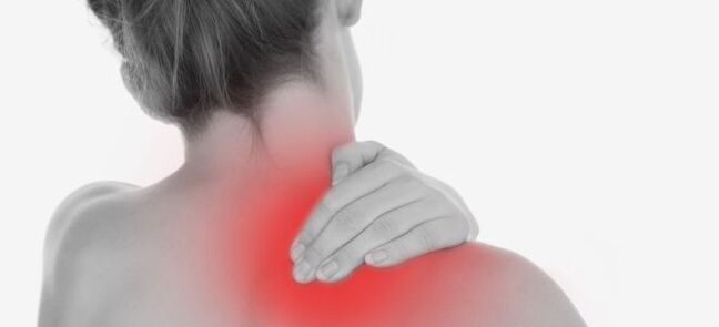Dor com osteocondrose cervical